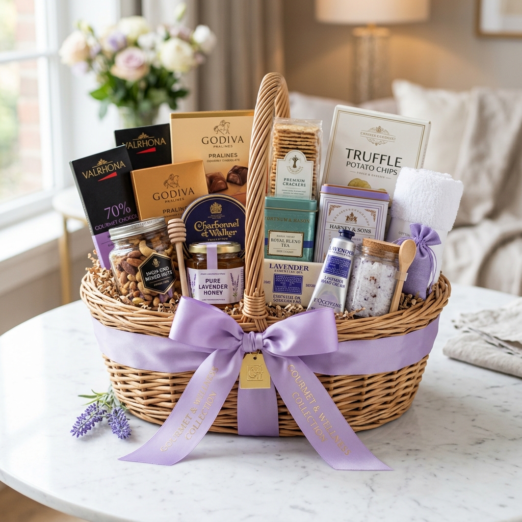 Premium Gourmet Gift Basket Selection